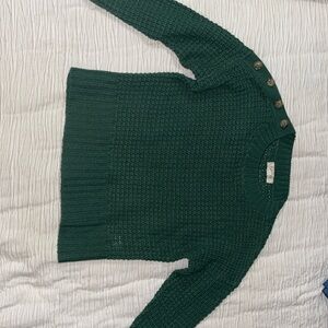 Full Circle Green Sweater